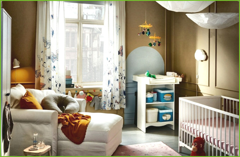 Habitaciones de bebe con muebles de ikea