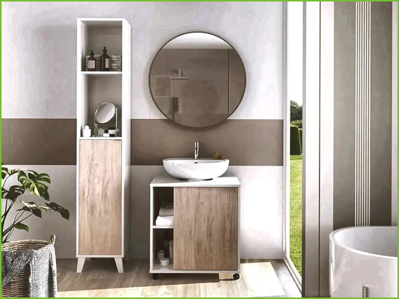 Muebles de baño adaptables a lavabo con pie ikea
