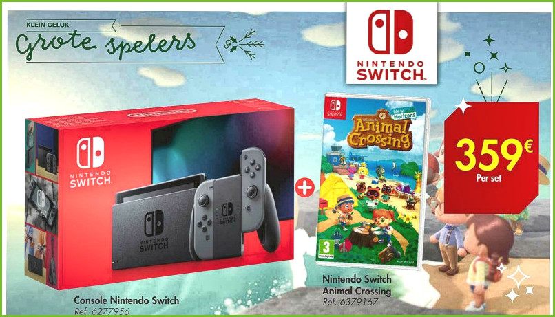 Nintendo switch pack animal crossing carrefour