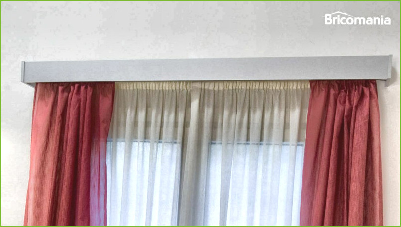 Adhesivo soporte barra cortina persiana leroy merlin
