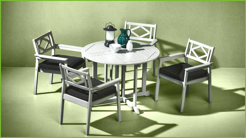 Conjunto mesa y sillas balcón ikea