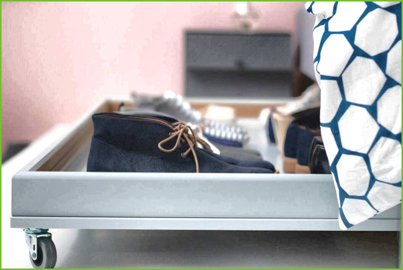 Organizador de zapatos bajo cama ikea