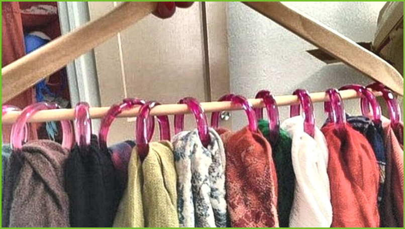Organizador pañuelos bufandas ikea